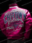 Chi-Town Pelle Pelle Pink Leather Mens Jacket