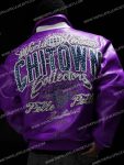 Chi-Town Pelle Pelle Purple Mens Leather Jacket