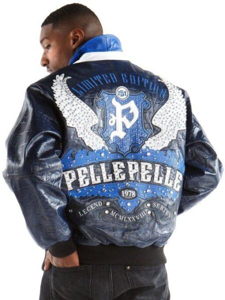 Pelle Pelle Limited Edition Blue Leather Jacket - PPJ