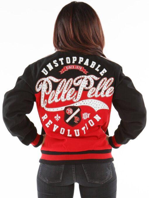 Womens-Pelle-Pelle-Unstoppable-Black-And-Red-Jacket.jpg