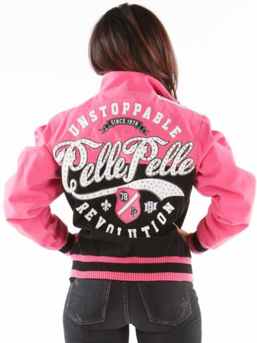 Womens-Pelle-Pelle-Unstoppable-Pink-Jacket.jpg