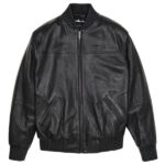 Pelle Pelle Basic Burnish Black Leather Mens Jacket