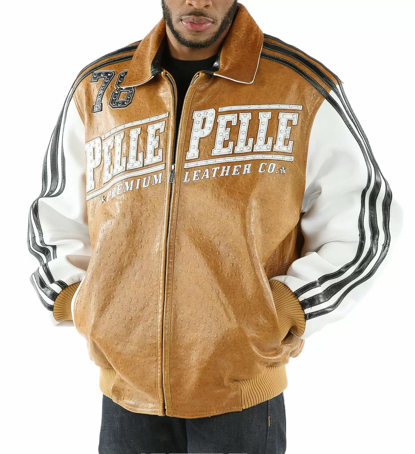 Pelle-Pelle-Brown-Wild-Ones-Studded-Jacket.webp