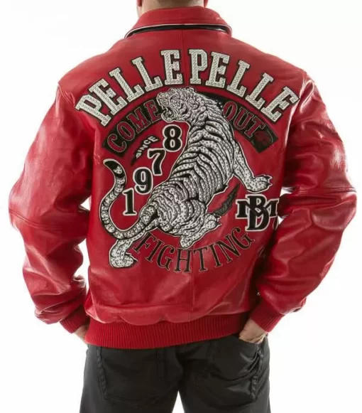 Pelle-Pelle-Red-Come-Out-Fighting-Tiger-Jacket.webp