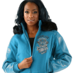 Pelle-Pelle-Womens-40th-Anniversary-Turquoise-Fur-Hooded-Jacket.png