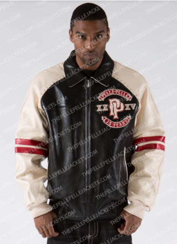 Pelle Pelle Panther Blackivory Plush Mens Jacket