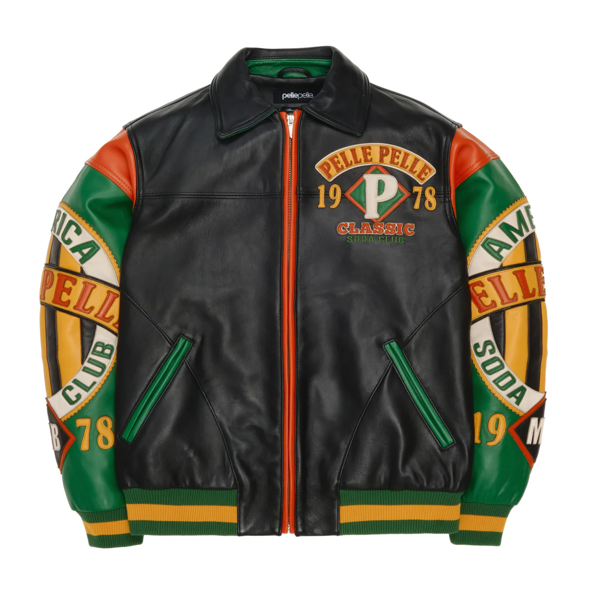 Pelle Pelle American Soda Club Jet Green Jacket
