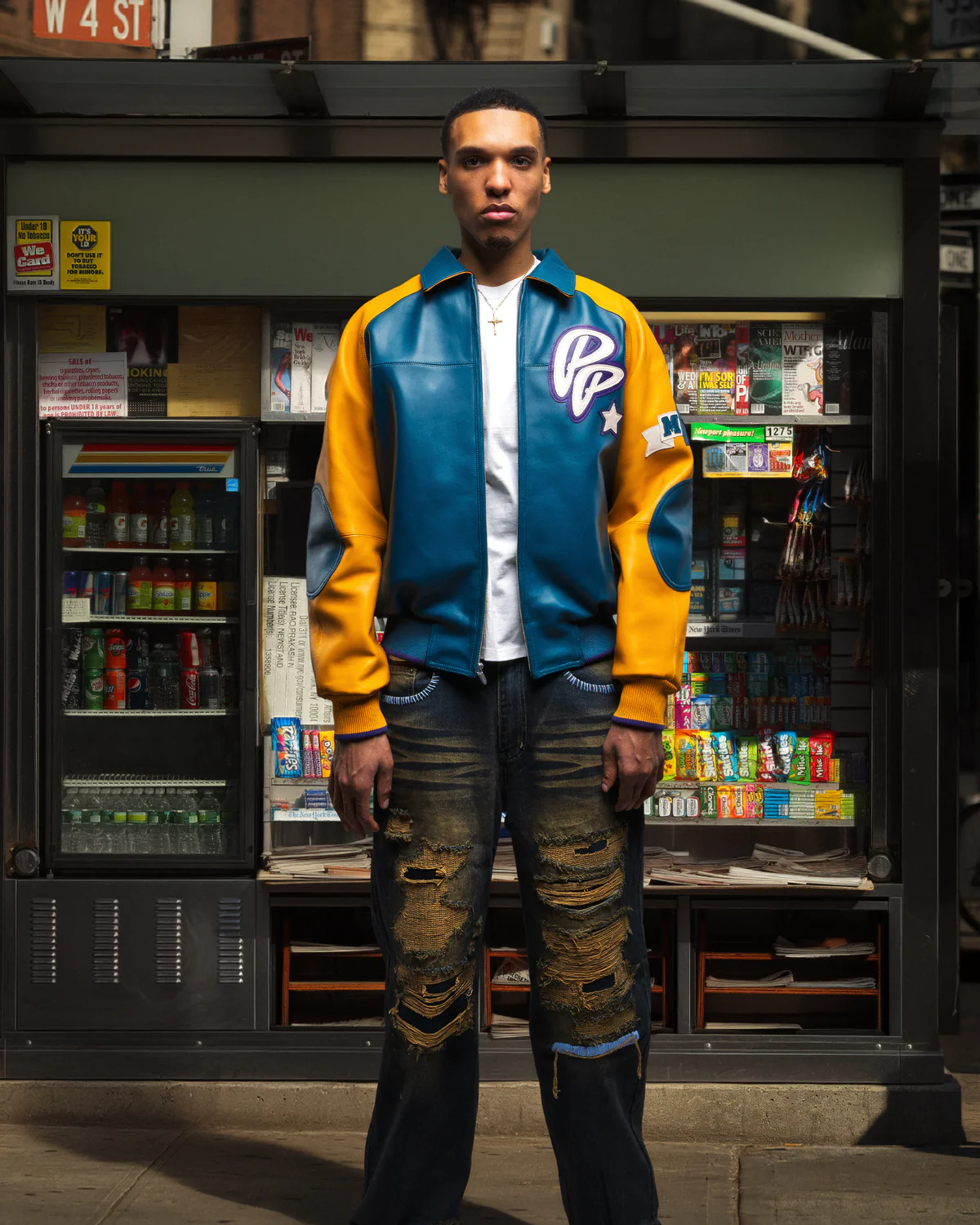 Pelle Pelle Classic Soda Club Plush Teal Jacket
